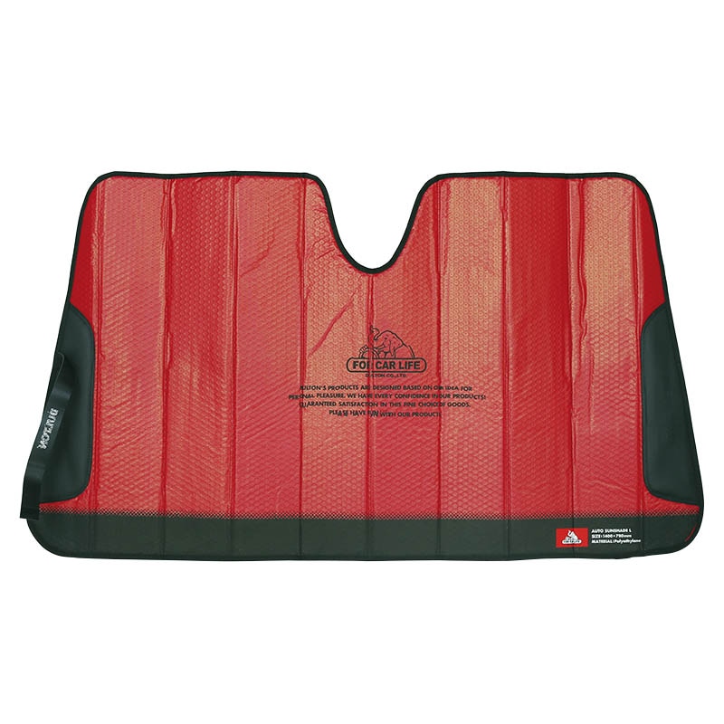 AUTO SUNSHADE L/RED/オート サンシェード /DULTON/ダルトン/カー用品/熱中症予防/日よけ