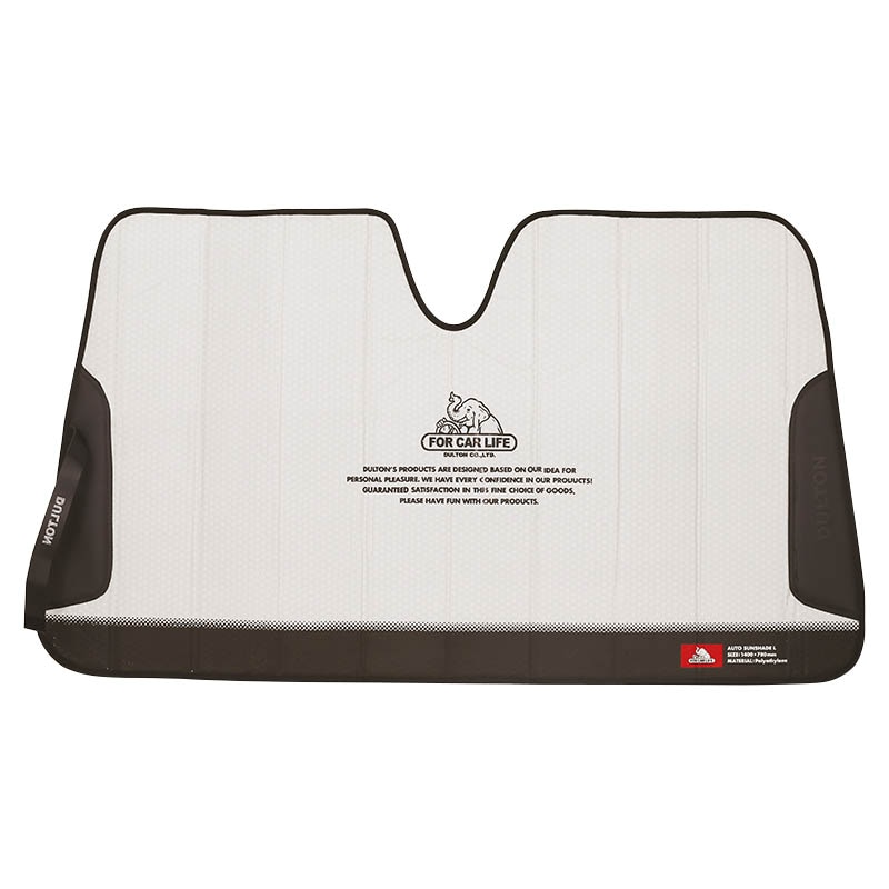 AUTO SUNSHADE L/WHITE/オート サンシェード /DULTON/ダルトン/カー用品/熱中症予防/日よけ